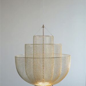 shaped net chandelier